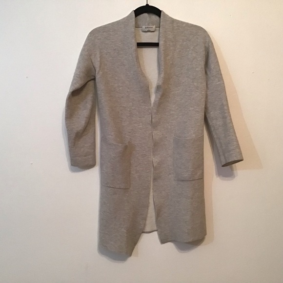 Aritzia Babaton Lance Cardigan Heathered Grey Espace - Picture 4 of 8